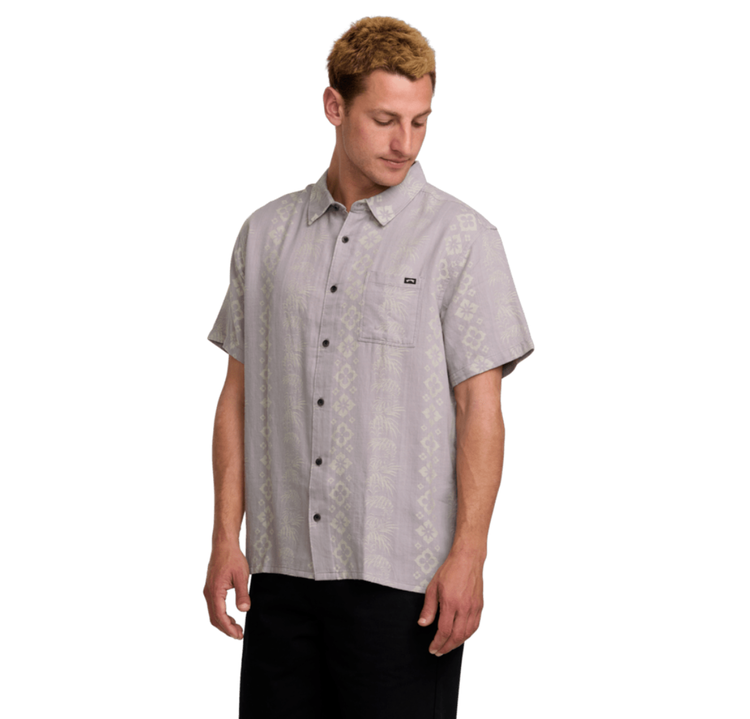 Billabong Billabong Sundays Jacquard Ss (Mens) | Light Purple