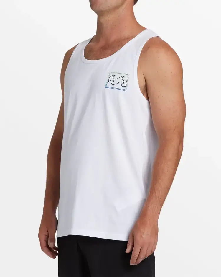 Billabong Billabong Crayon Waves Premium Tank (Mens) | White