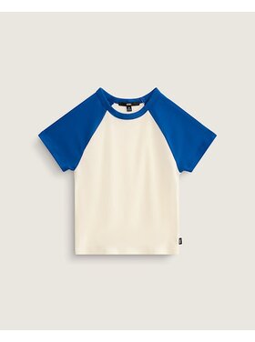 Vans Vans Clare Raglan Tee (Womens) | True Blue/Marshmallow