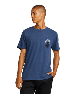 RVCA Rvca Snake Charmer Ss (Mens) | Moody Blue
