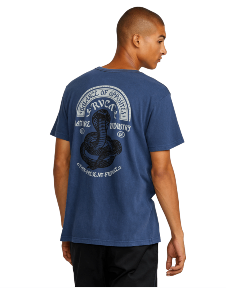 RVCA Rvca Snake Charmer Ss (Mens) | Moody Blue