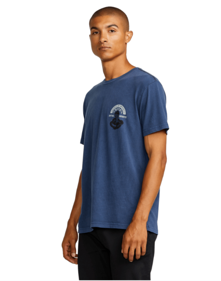 RVCA Rvca Snake Charmer Ss (Mens) | Moody Blue