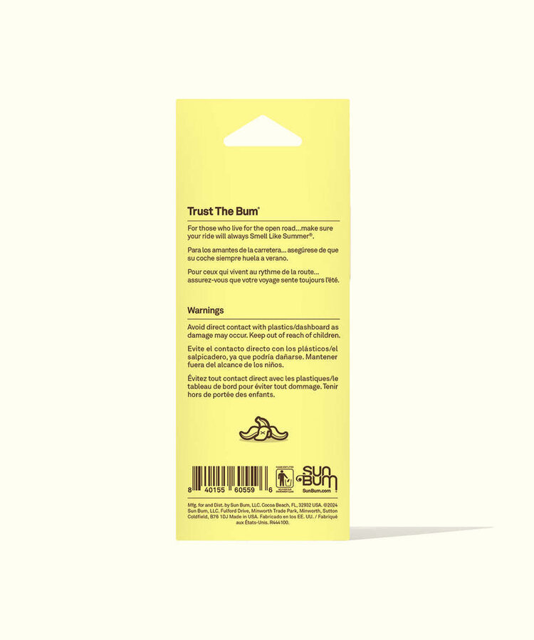 SUN BUM Sun Bum Airfreshener | Banana