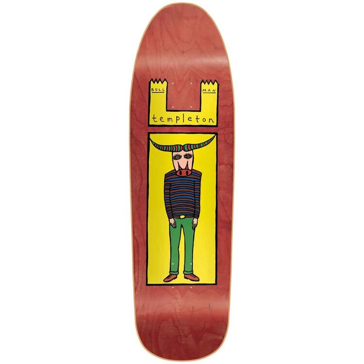 New Deal Templeton Bullman Screen Print Deck | Red