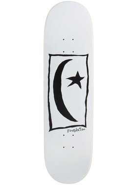 Foundation Foundation Star & Moon Square Deck | White