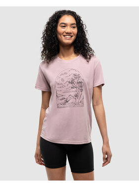 Tentree Tentree Clifftop T-Shirt (Womens) | Vintage Mauve/Meteorite Black
