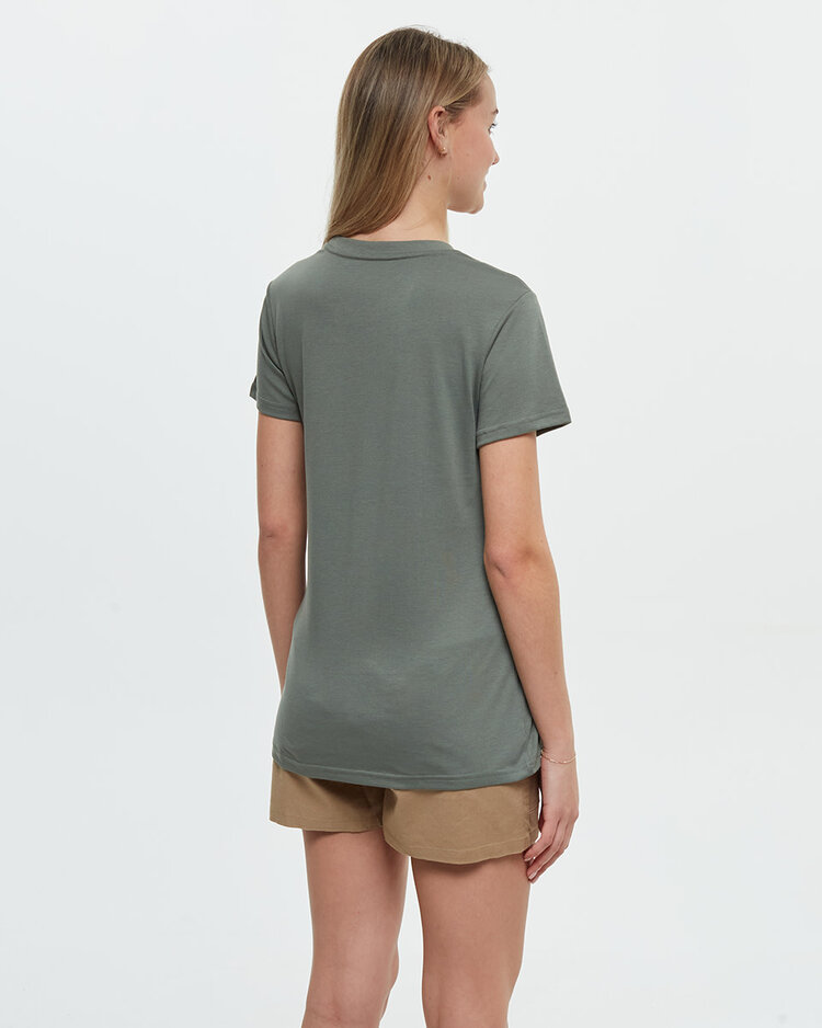 Tentree Tentree Plant T-Shirt (Womens) | Agave Green/Meteorite Black