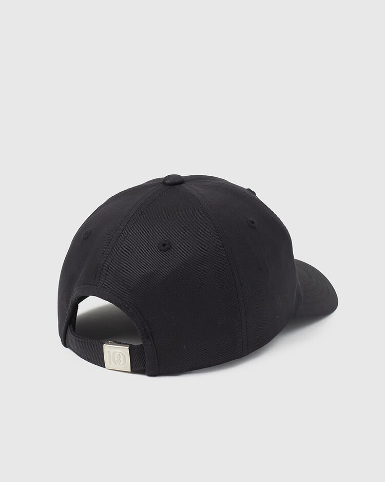 Tentree Tentree Flower Embroidery Peak Hat (Unisex) | Meteorite Black/Sugar Pine
