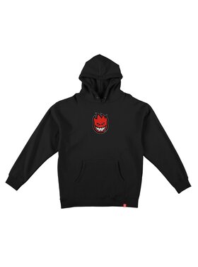 Spitfire Spitfire Bighead Mid Fill Hood (Mens) | Blk/Red/Blk/Wht Print