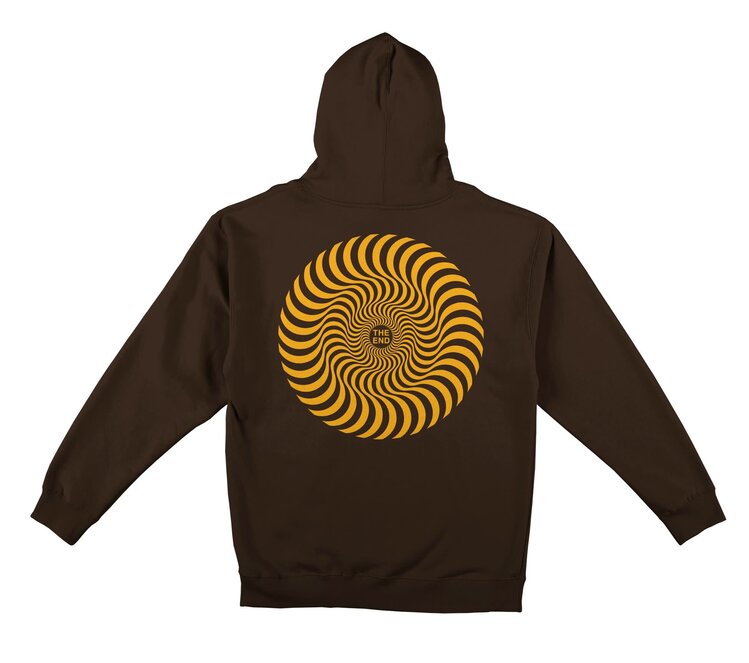 Spitfire Spitfire Classic Swirl Hood (Mens) | Brown/Gold Print