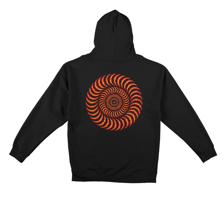 Spitfire Spitfire Og Classic Flame Hood (Mens) | Blk/Red/Yel Print