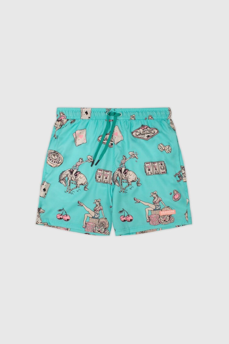 TEAMLTD TEAMLTD Swim Short (Mens) | Teal Cowboy Casino