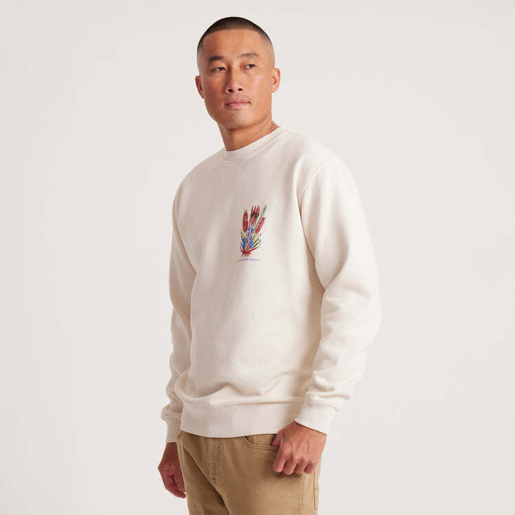 Roark Roark House Of Darwin Crew (Mens) | Bone