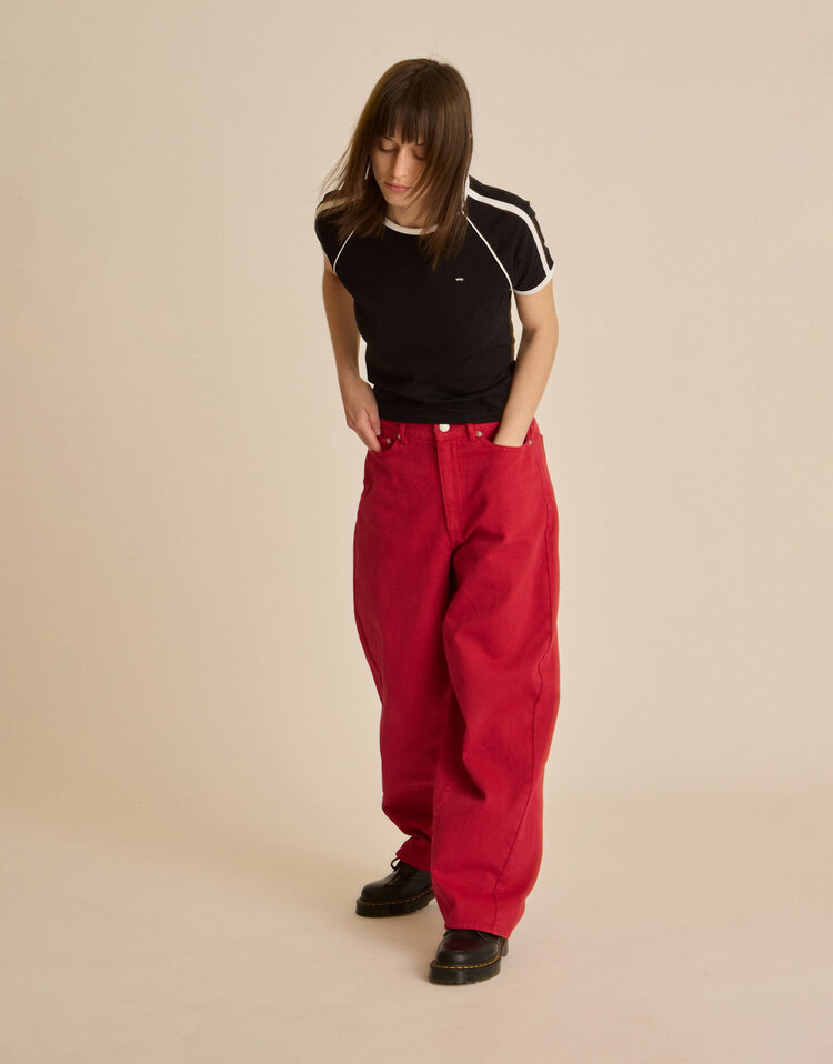 Obey Obey Leah Iii Baggy Denim (Womens) | Pepper