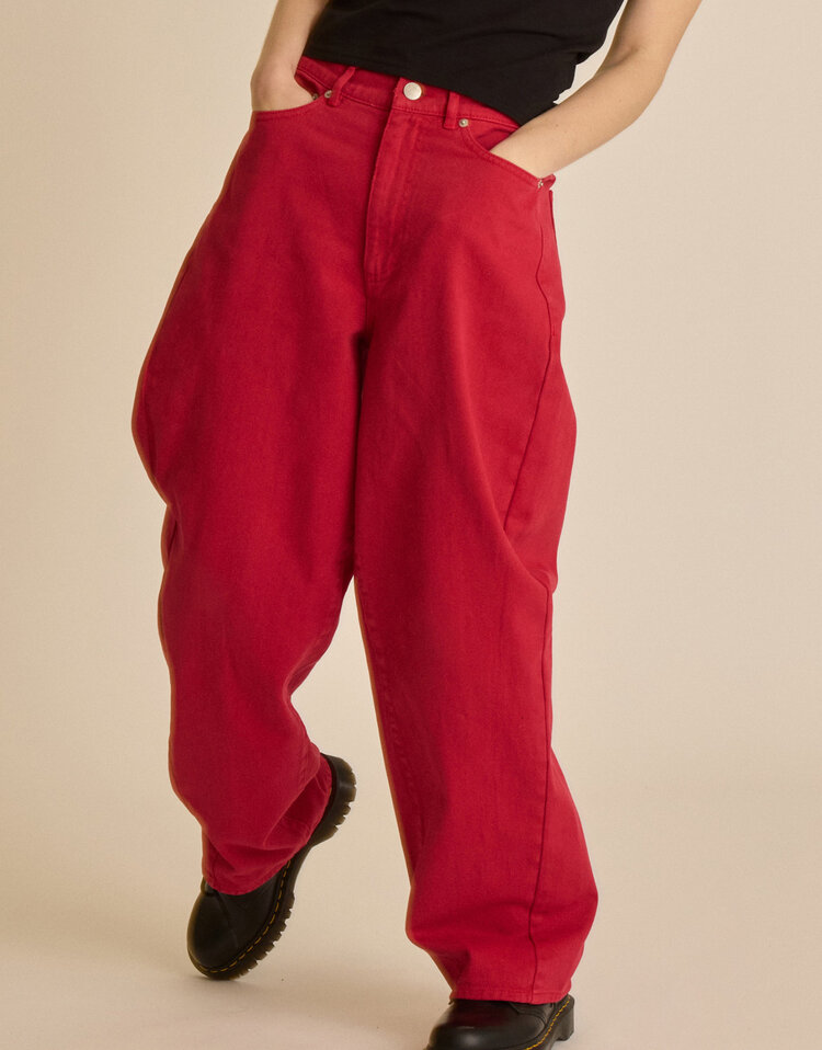 Obey Obey Leah Iii Baggy Denim (Womens) | Pepper