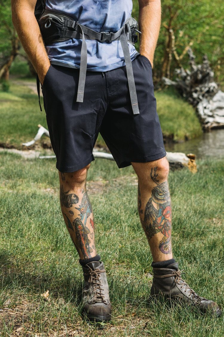 686 686 Everywhere Hybrid Short 9" (Mens) | Black