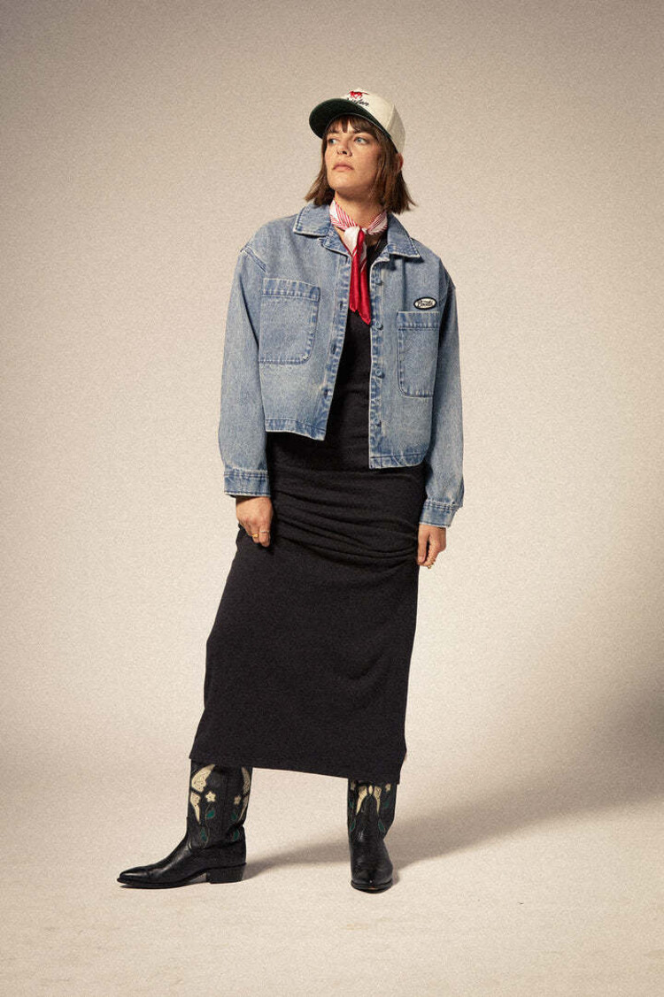 Brixton Brixton Utopia Overshirt (Womens) | Light Denim