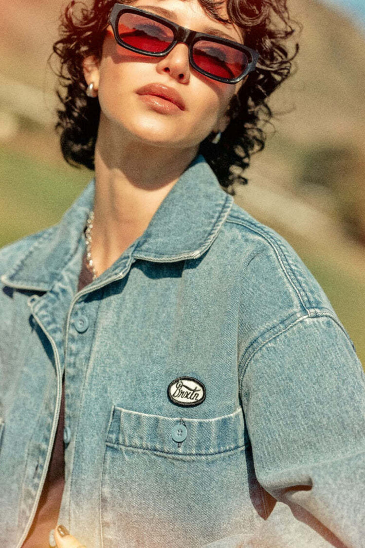 Brixton Brixton Utopia Overshirt (Womens) | Light Denim