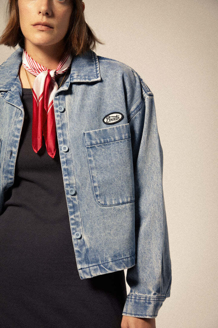 Brixton Brixton Utopia Overshirt (Womens) | Light Denim