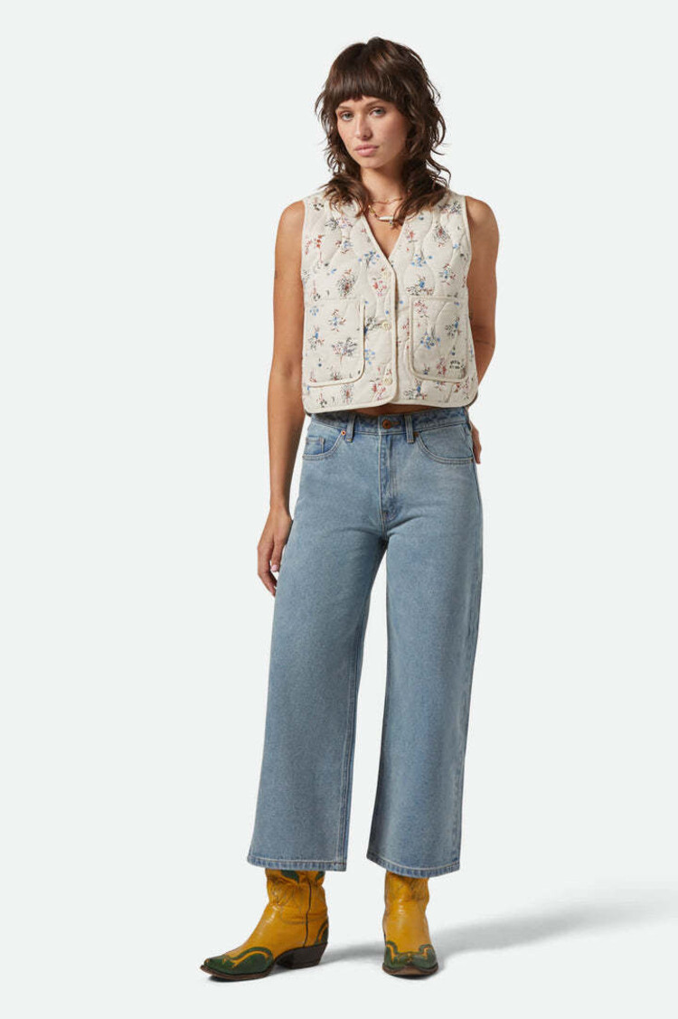 Brixton Brixton Margo Cropped 5 Pocket Pant (Womens) | Light Denim