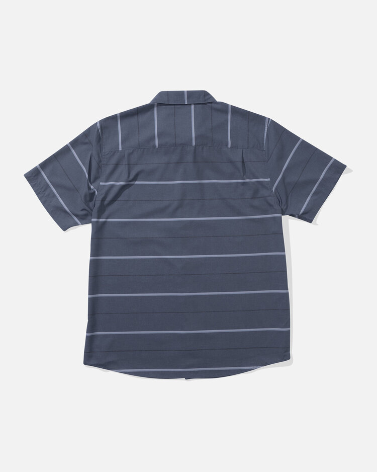 Salty Crew Salty Crew Skipper Ss Tech Woven (Mens) | Dark Lava