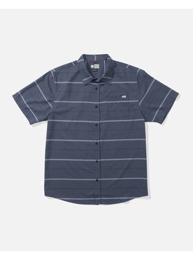 Salty Crew Salty Crew Skipper Ss Tech Woven (Mens) | Dark Lava