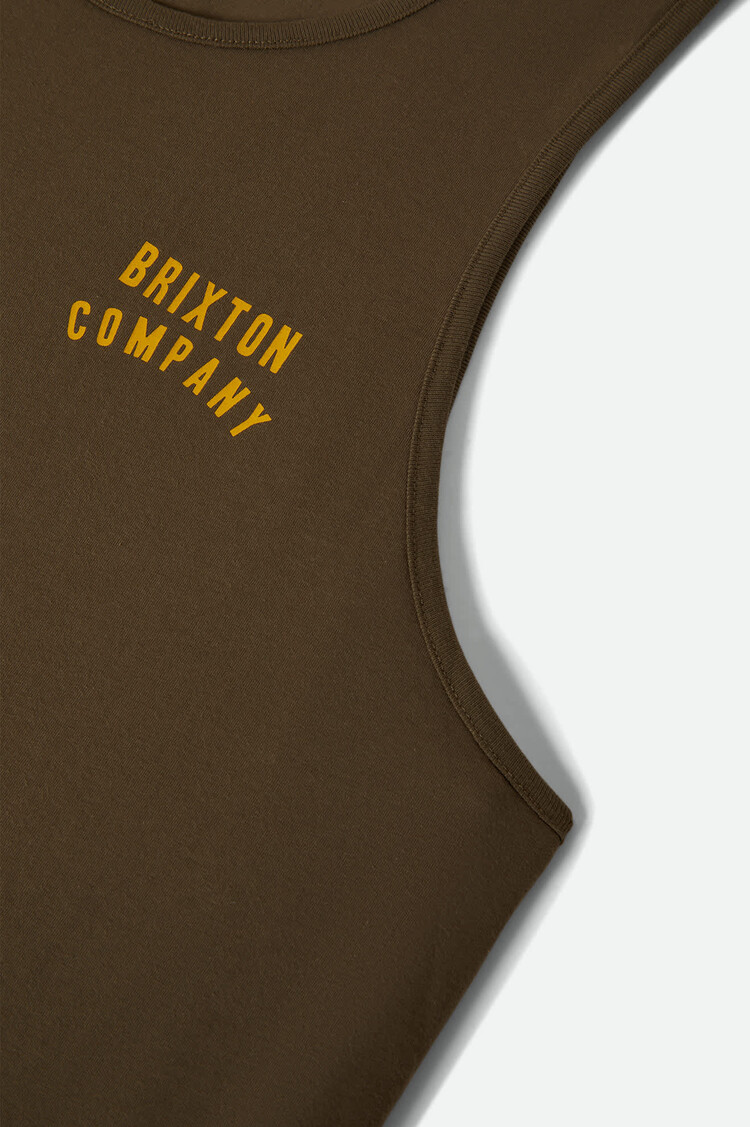 Brixton Brixton Woodburn Tank Top (Mens) | Ivy Green/Ray Flower