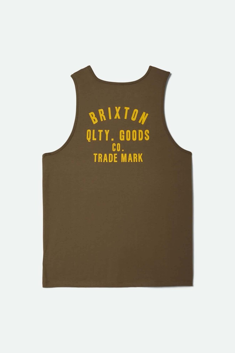 Brixton Brixton Woodburn Tank Top (Mens) | Ivy Green/Ray Flower