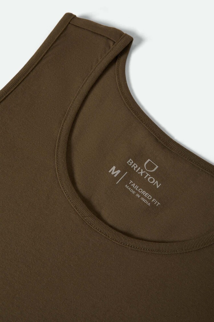 Brixton Brixton Woodburn Tank Top (Mens) | Ivy Green/Ray Flower