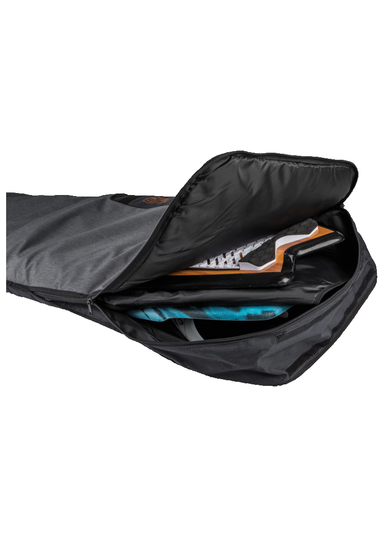 Ronix Ronix Dempsey Surf Case W/3D Fin Box 2025 | Charcoal/Orange
