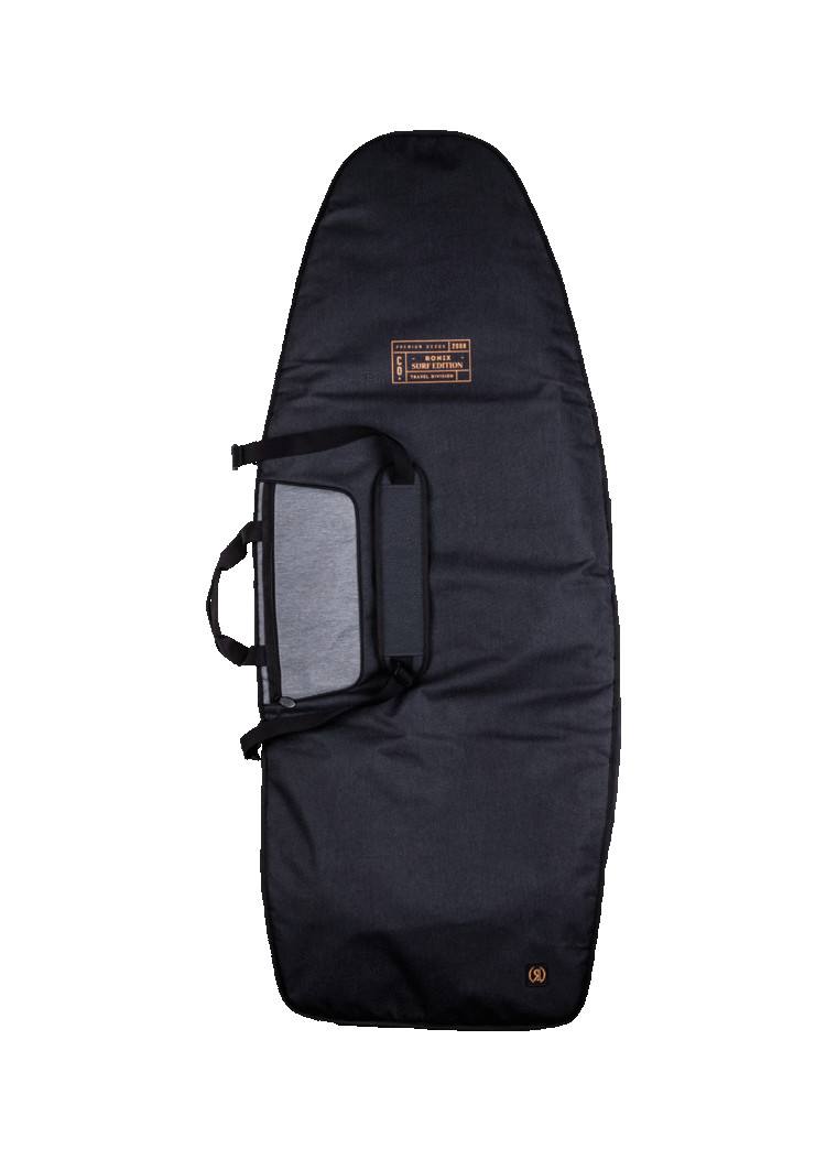 Ronix Ronix Dempsey Surf Case W/3D Fin Box 2025 | Charcoal/Orange