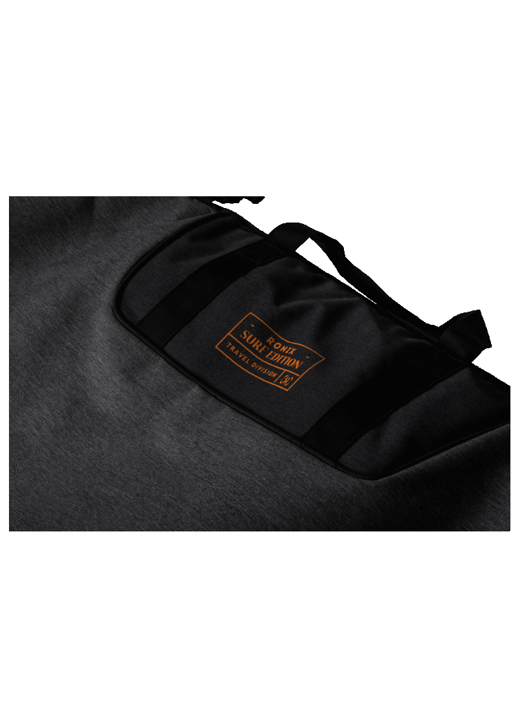 Ronix Ronix Dempsey Surf Case W/3D Fin Box 2025 | Charcoal/Orange