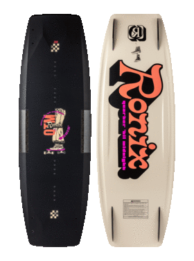 Ronix Ronix Quarter 'Til Midnight Sf Board 2025 (Womens) | Skate Black/Coral