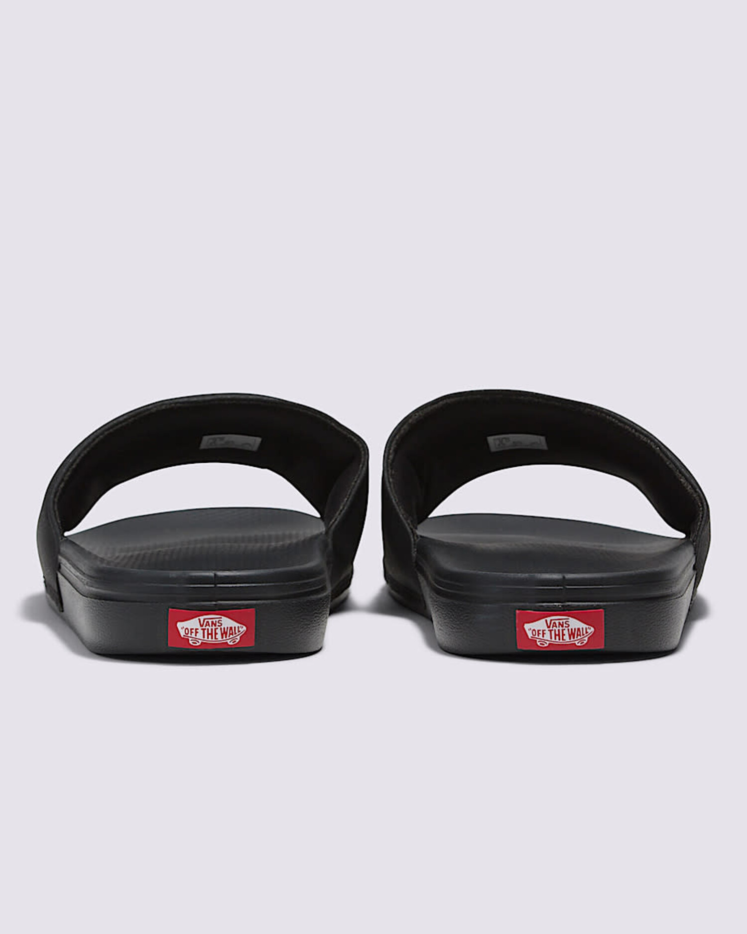 Vans Range Logo Slide- Black Vans La Costa Slide-On Sandals - Black/White | SoCal Skateshop main image 2