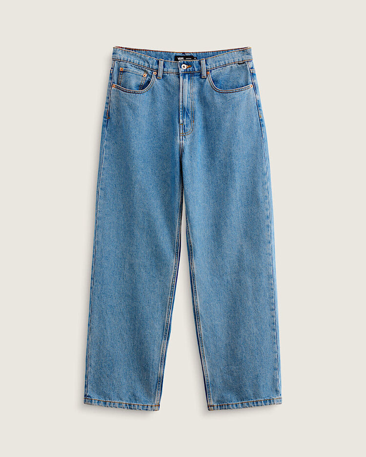 Vans Vans Mens Check-5 Baggy Denim Pant | Stonewash Blue