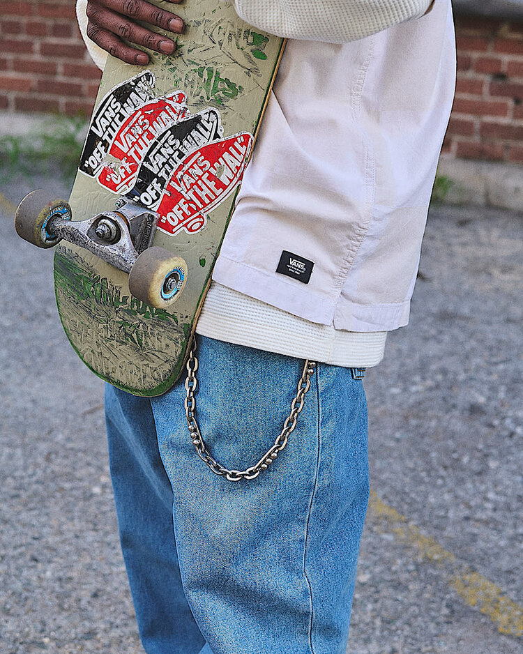 Vans Vans Mens Check-5 Baggy Denim Pant | Stonewash Blue