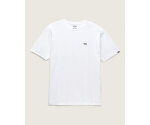 Vans Left Chest Logo Tee (Mens) | White/Black - The Drop