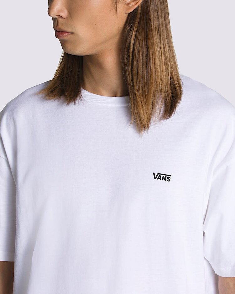 Vans Vans Left Chest Logo Tee (Mens) | White/Black