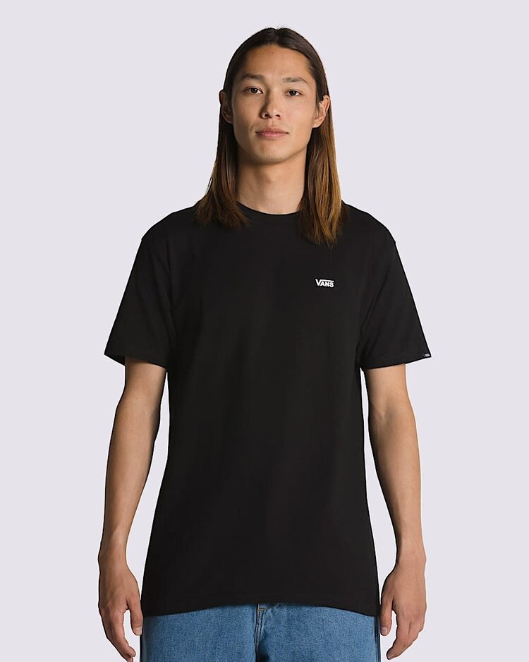 Vans Vans Left Chest Logo Tee (Mens) | Black/White
