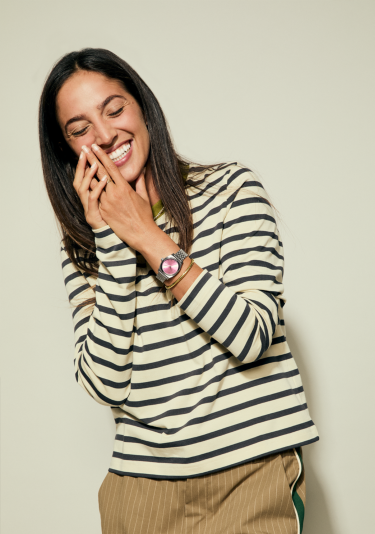 Nixon Nixon Medium Time Teller| Silver/Pink