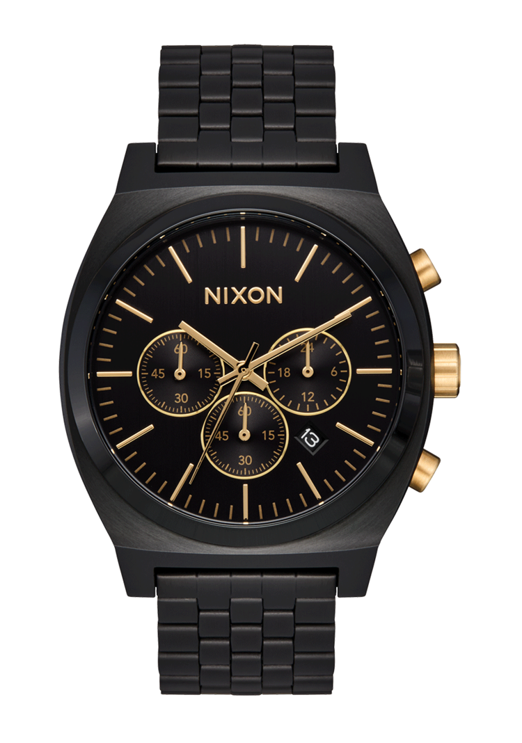 Nixon Nixon Time Teller Chrono | Black/Black/Gold