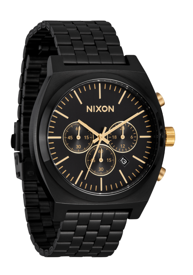 Nixon Nixon Time Teller Chrono | Black/Black/Gold