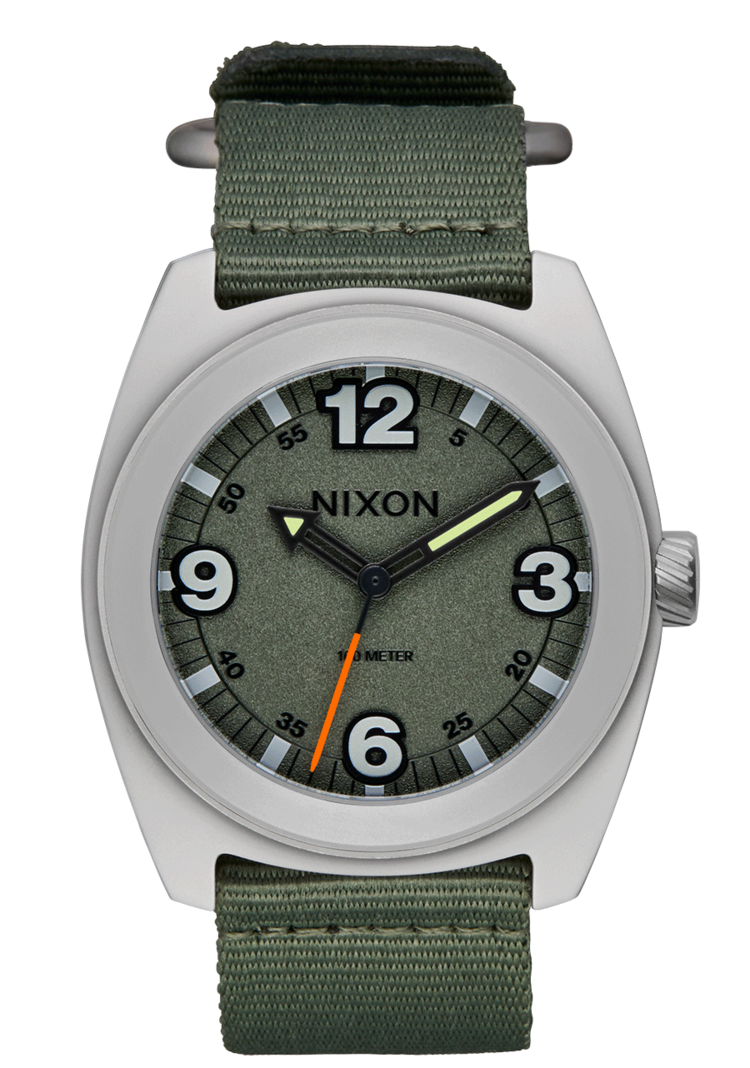 Nixon Nixon Clutch 42 | Matte Silver/Thyme