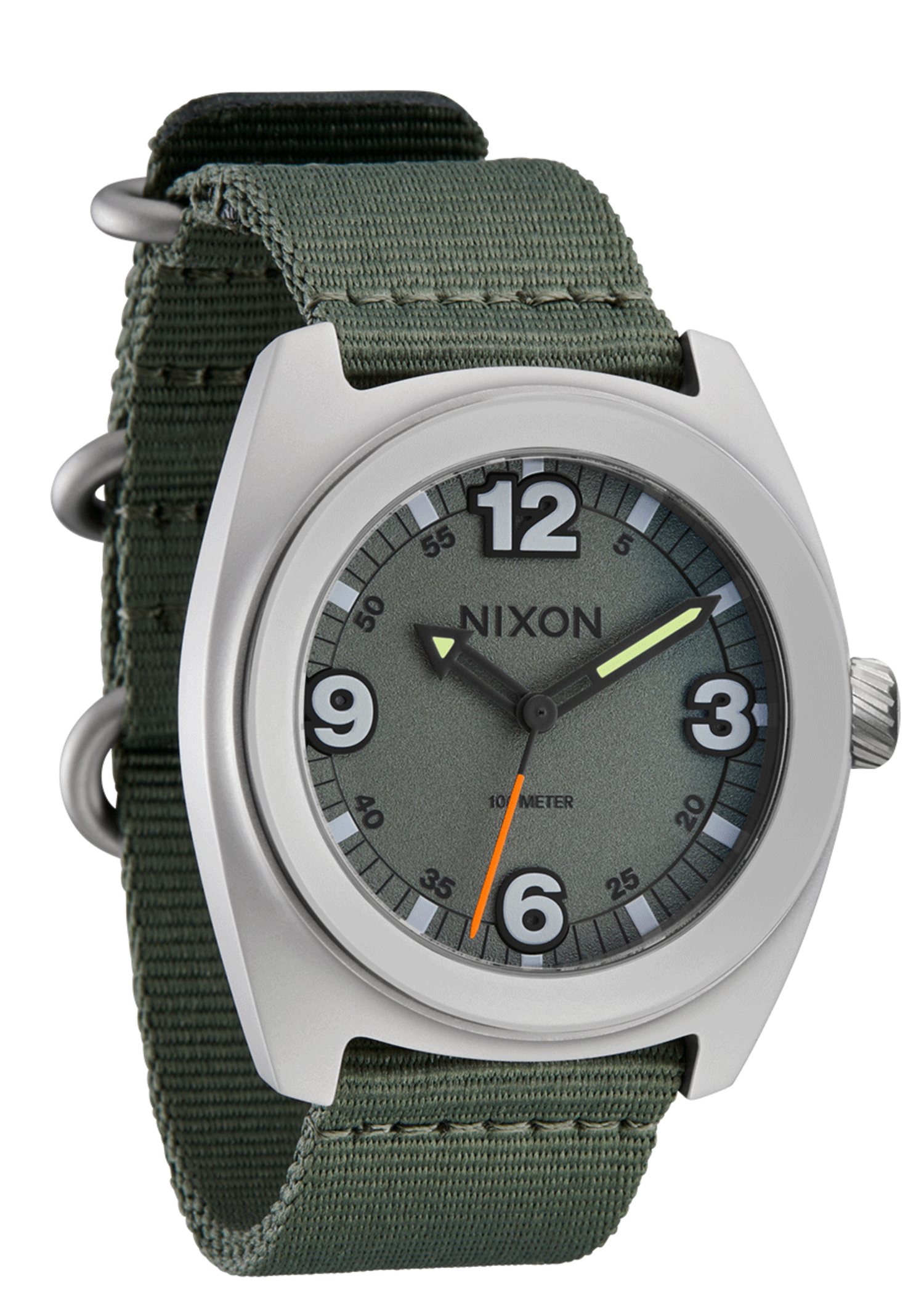 Nixon Clutch 42 | Matte Silver/Thyme - The Drop Rideshop