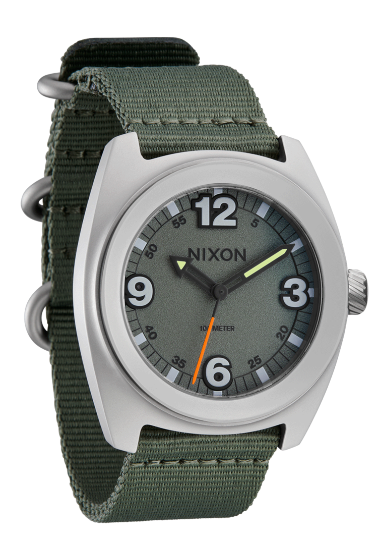 Nixon Nixon Clutch 42 | Matte Silver/Thyme