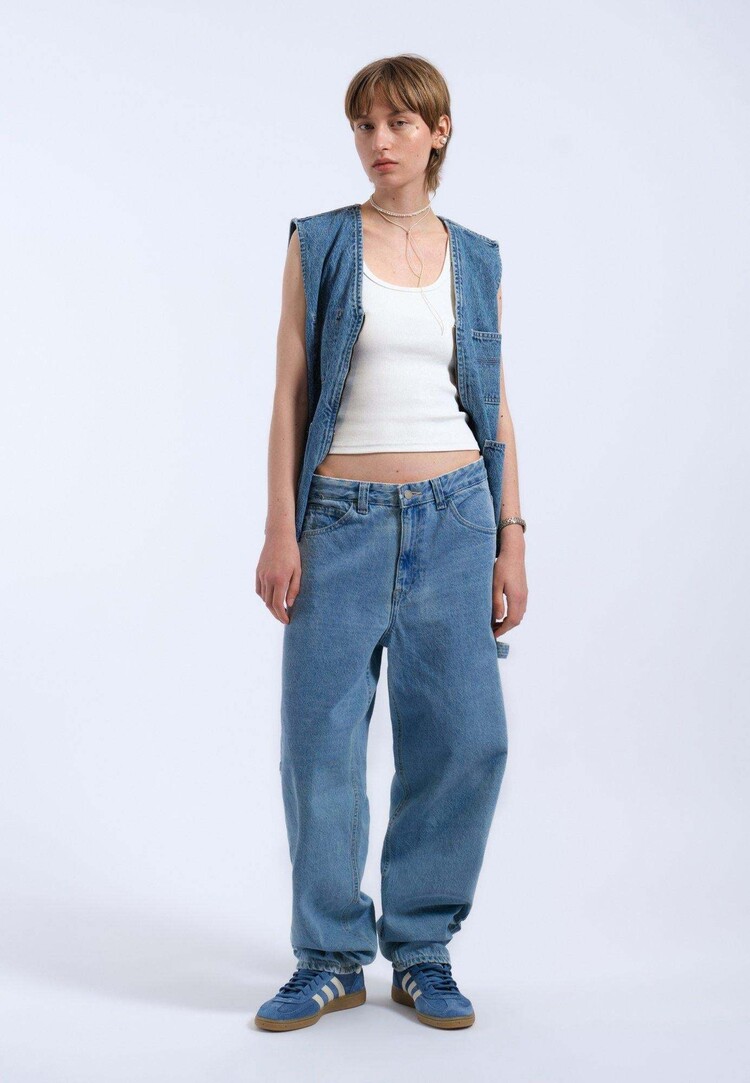 Dr Denim Dr. Denim Faye Worker Denim (Womens) | Storm Sky Retro