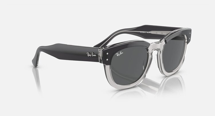 Ray Ban Ray Ban Mega Hawkeye Dark Gray On Transparent Gray | Dark Grey