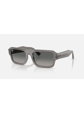Ray Ban Ray Ban Lukas Polished Transparent Grey | Grey Gradient