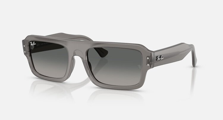 Ray Ban Ray Ban Lukas Polished Transparent Grey | Grey Gradient
