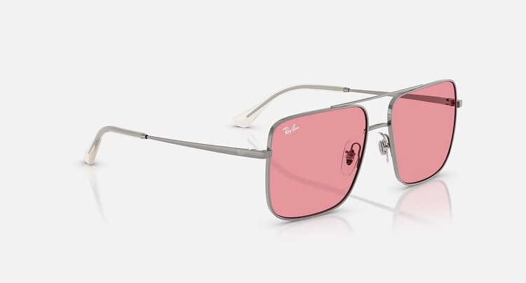 Ray Ban Ray Ban Ari Polished Gunmetal | Pink